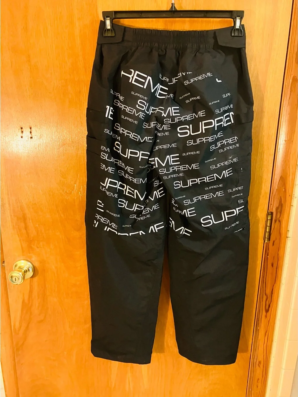 Supreme The North Face Steep Tech Men’s S Nylon Pants FA21 Minor Flaw Read Black